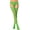 Fluorescent Green, variant on Lace Top Thigh High Stockings Sheer Stay Up Thigh High Stockings Colorful Pantyhose for Night Out Club Party