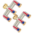 thumbnail image 4 of 3-Way Splitter 3 Way Water Distributor Rust Resistant Simultaneous Connection Sturdy Construction Brass Material, 4 of 6