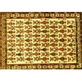 thumbnail image 1 of Ahgly Company Indoor Rectangle Persian Yellow Traditional Area Rugs, 7' x 9', 1 of 4