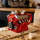 thumbnail image 5 of Taza de café con motor de resina, taza de café mecánica, taza de bebida Steampunk 3D coleccionable para entusiastas de los automóviles., 5 of 7