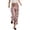 Pink, variant on Bibifish Womens Pants Stripe Print Lightweight Elastic Waist Wide Leg Pants Loose Fit Breathable Casual Beach Outings Daily Wear Trendy Pants With Pockets