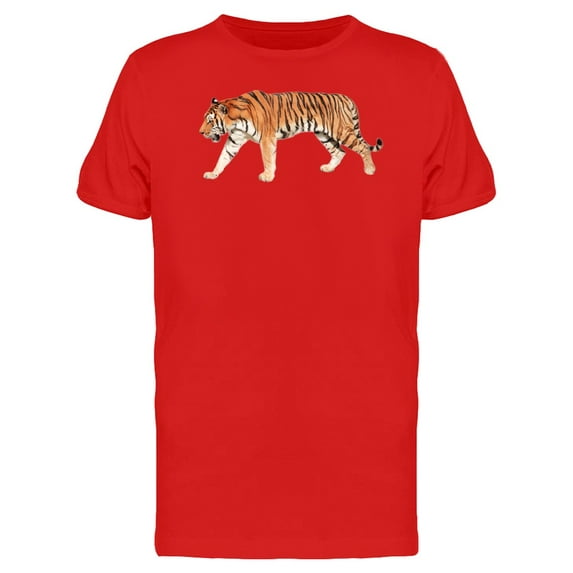 Walking Tiger Photo Tee Men's -Image by Shutterstock