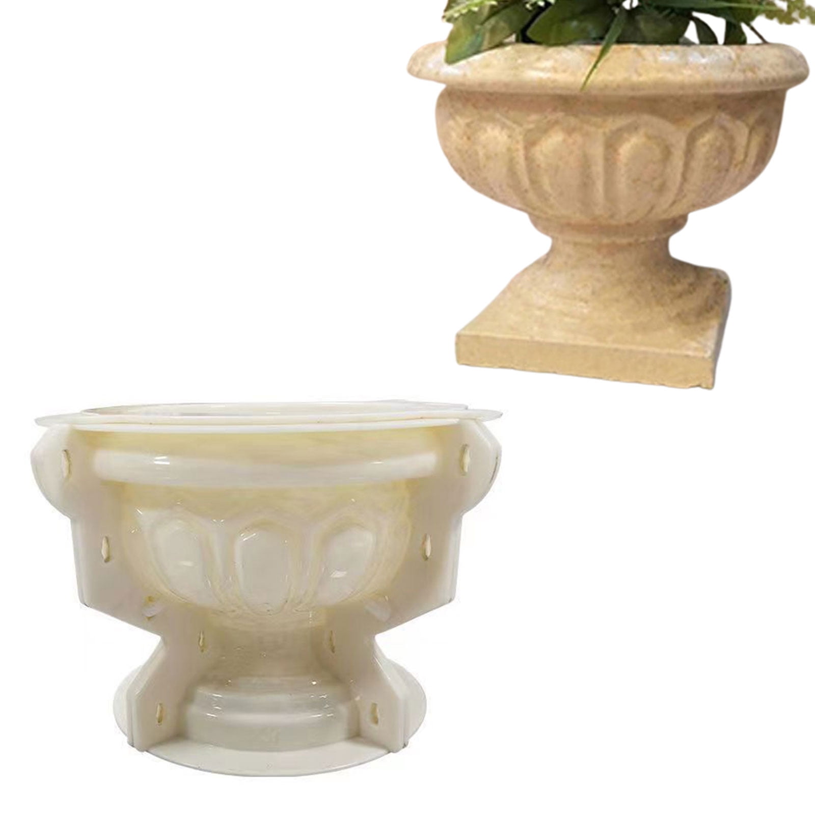ROCKROK Flower Mold Cement Concrete Mould Large Planter Making Vase Resin Soap Storage Box Moulds