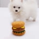 thumbnail image 1 of Juguete para mascotas de peluche de hamburguesa y papas fritas de moda: juguete interesante para perros y gatos: ultra fácil de usar para masticadores y ladradores, 1 of 6