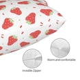 thumbnail image 3 of Kdxio Cotton Pillow Cases Pillowcases,Soft and Breathable Bedroom Pillow Cases-Hand Drawn Strawberry, 3 of 8