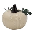 thumbnail image 1 of Decoración de calabaza Way to celebrate Harvest cerámica beige de 9 cm de altura., 1 of 4