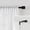 Matte Black, variant on Mainstays Easy Hang Decorative Curtain Rod - Adjustable Window Curtain Rod, 30" to 84", Gold