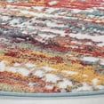 thumbnail image 3 of SAFAVIEH Skyler Talisha Abstract Area Rug, Beige/Burgundy, 6'7" x 6'7" Round, 3 of 7