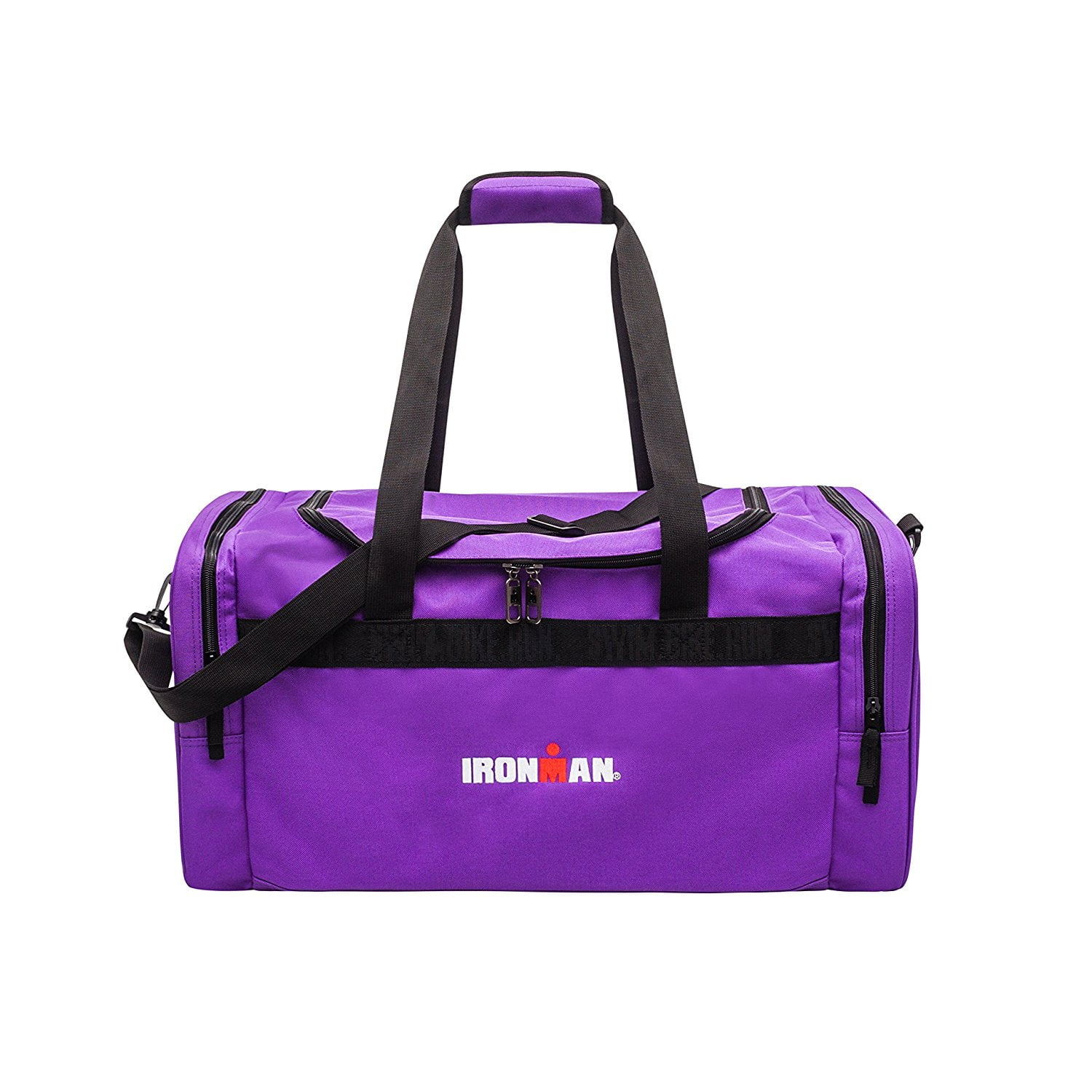 IRONMAN Unisex Travel Size Sport Duffle Gym Bag 24 Inch (Grey) by