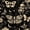 Black Gold, variant on Homewish Girly Spooky Ghost Bed Sheets for Girls, Playful Halloween Skull Full Size Sheets, 4pcs, 1 Flat Sheet, 1 Fitted Sheet and 2 Pillowcases