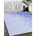 thumbnail image 2 of Ahgly Company Indoor Square Patterned Sky Blue Dress Blue Area Rugs, 4' Square, 2 of 6