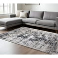 thumbnail image 6 of 7' X 10' Beige Gray and White Abstract Area Rug, 6 of 8