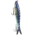 thumbnail image 1 of 10 cm Señuelos de pesca artificiales de múltiples secciones Cebo Aparejos de pesca de mar Wobblers que se hunden con gancho2 #, 1 of 5