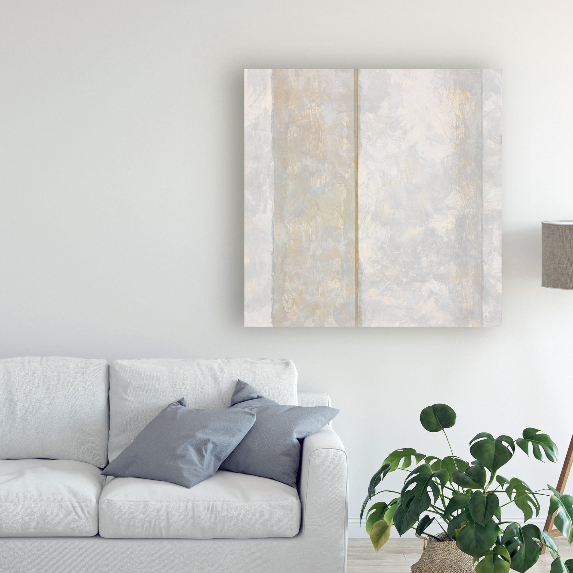 Trademark Fine Art 'White Panels' Canvas Art by Pablo Esteban
