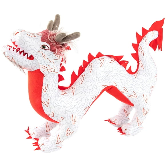 Marvel Coussin en Peluche Dragon Shang Chi - Microfibre Polyester Super Doux, 17 Pouces (Produit Officiel Marvel)
