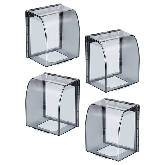 HOOWIFFY Transparent Outdoor Electrical Outlet Cover with and Design for Weather