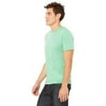 thumbnail image 3 of The Bella + Canvas Unisex Triblend Short Sleeve T-Shirt - GREEN TRIBLEND - XL, 3 of 3