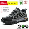 thumbnail image 6 of ywluxe Men's & Women's Safety Shoes - Lightweight, Anti-Slip, Breathable, Insulated & Wear-Resistant, Steel Toe/Composite Toe with Puncture Proof for Outdoor & Construction Sites, 6 of 9