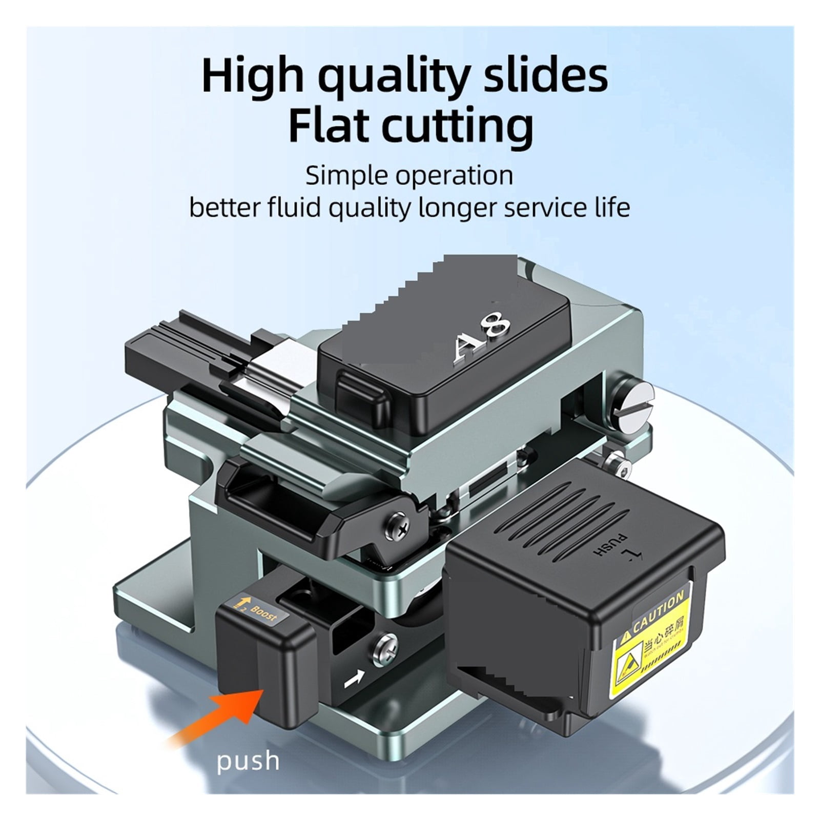 Optical Fiber Cutter High Precision Fiber Cleaver With Scrap Box Fiber Optic Cleaver Cutting ,High Precision Cleaves