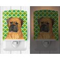 thumbnail image 2 of Carolines Treasures SS4448CNL Bullmastiff St. Patricks Day Shamrock Portrait Ceramic Night Light, 6x4x3, Multicolor, 2 of 2