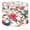 Color 4, variant on Drum Lampshades 13"x13"x10" fruit Pineapple Black White Light Shade for Table Lamps Floor Lamp Shades Replacement Assembly Required