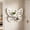 White, variant on No Drill Floating Wall Shelf, Self Adhesive Wooden Floating Organizer, Space-Saving Storage Rack for Bathroom, Kitchen and Living Room Small Space Daily Sundry Arrangement