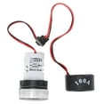 thumbnail image 3 of SHAR Current Signal Indicator Universal 2‑Display Round Lamp Light 60~500V AC AD101‑22VAMWhite, 3 of 9