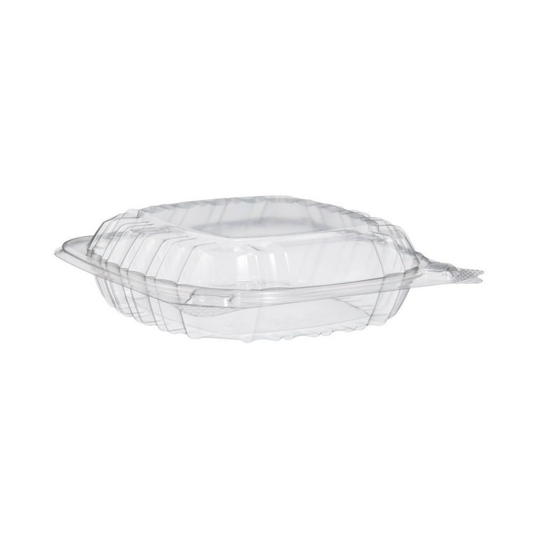 Dart C32DCPR ClearPac 32 oz. Clear Rectangular Plastic Container with Lid -  252/Case - Splyco