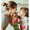 thumbnail image 5 of DolliBu Happy Mother's Day Super Soft Standing Deer Plush Figure - Cute Stuffed Animal with Pink Heart Message for Best Mommy, Grandma, Wife, Daughter - Cute Wild Life Plush Toy Gift - 10" Inches, 5 of 6