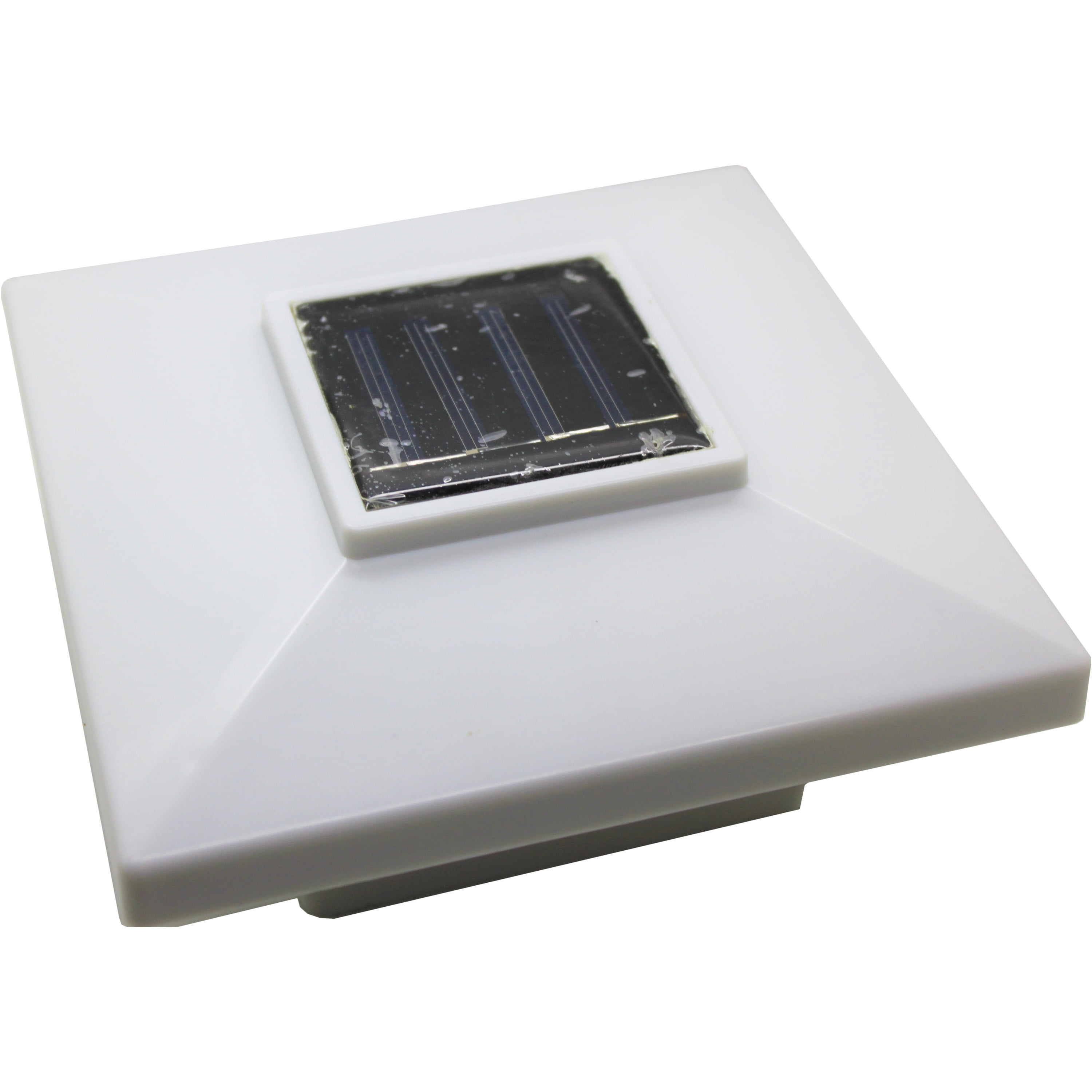 ASC Solar Post Cap Deck Light 4x4 White Low Profile 4 SMD LEDs 2/Pack