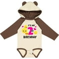 thumbnail image 3 of Inktastic Its My 2nd Birthday with Emojis Girls Long Sleeve Baby Bodysuit, 3 of 5
