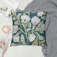 thumbnail image 2 of Decorative Square Throw Pillow Covers ,Velvet Soft Farmhouse Throw Covers,Floral Throw Pillow Case for Couch Sofa Bed Living Room, 2 of 5