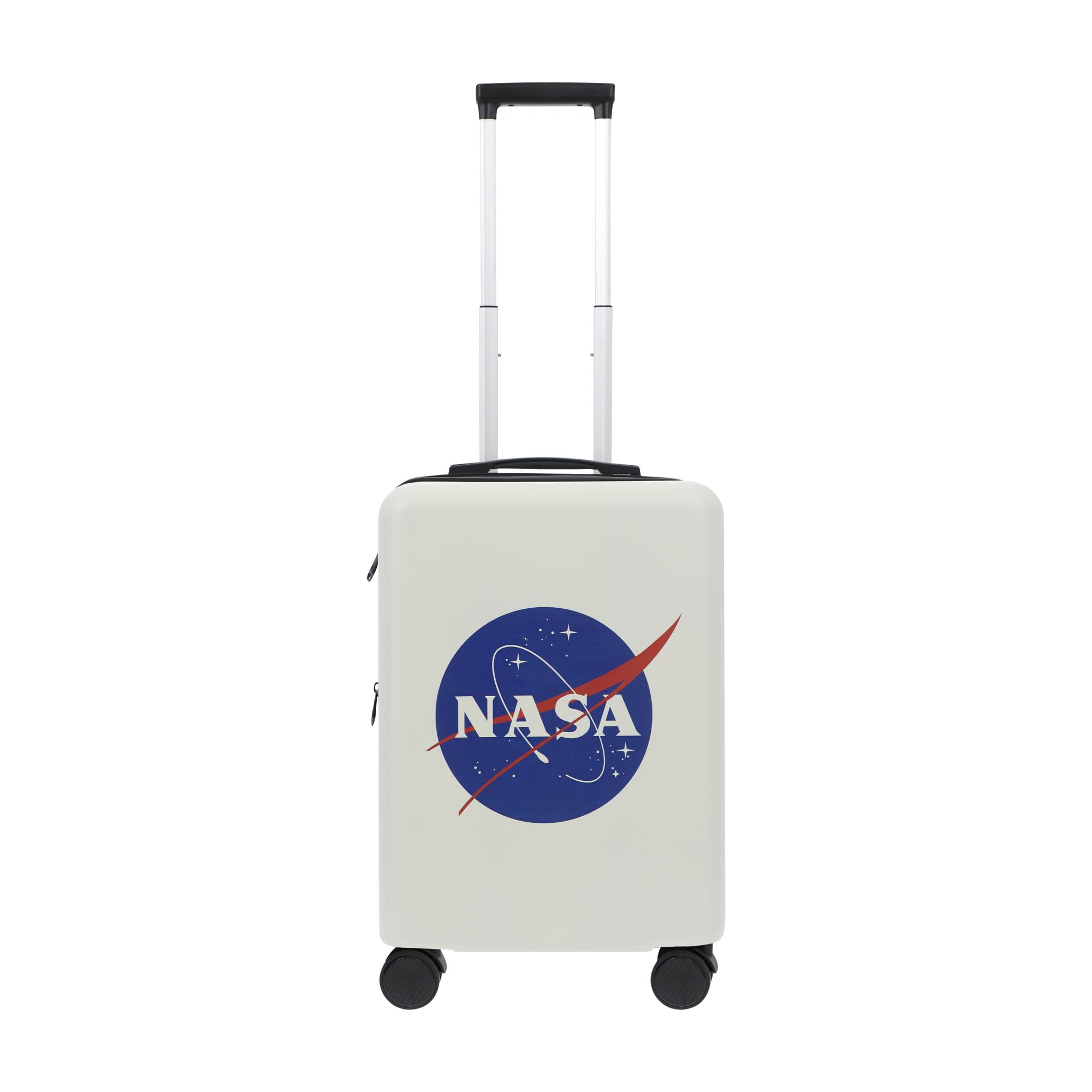 NASA 22.5 Inch Carry On Luggage, Hardshell Rolling Suitcase with Spinner Wheels, White