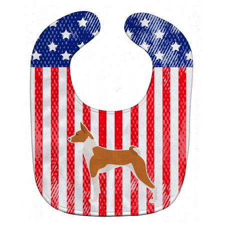 

Carolines Treasures BB3374BIB USA Patriotic Basenji Baby Bib 10 x 13 multicolor