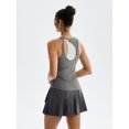 thumbnail image 6 of RUNNING GIRL Women’s Open Back Workout Tank Top Sleeveless Athletic Tennis Shirt Yoga Running Top Sportswear, 6 of 7