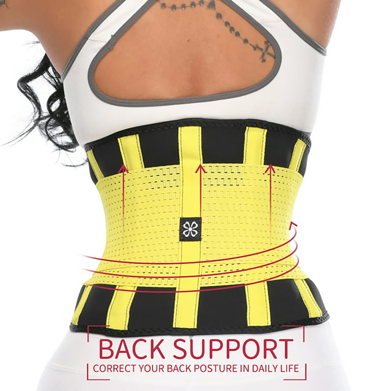 FITVALEN Women Xtreme Power Belt Slimming Body Shaper Waist Trainer Trimmer  Fitness Corset Tummy Control Shapewear Stomach Trainers 