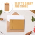 thumbnail image 3 of OUNONA 12Pcs Kraft Paper Card Boxes Durable Khaki Storage Cases for Postcards Greeting Cards Envelopes, 3 of 8