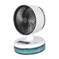 thumbnail image 3 of Ventilador de circulación de aire, ventilador pequeño portátil silencioso con ventilador de escritorio ajustable de 3 velocidades, ventilador de escri, 3 of 9