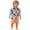 0-Orange&254, variant on Tiijoy Infant Boys Beach Outfits Short Sleeve Button Down Shirt Shorts Set, Sizes 18-24M