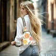 thumbnail image 5 of FORMRS Womens Crossbody Sling Bag Travel Daypack Shoulder Chest Backpack, Candy Grapefruit Slices, 5 of 7