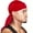 Red, variant on Hip Hop Head Scarf, Velvety Soft Durag for a Unique Texture and Look, Perfect for Rappers, Dancers, and Making a Fashion Statement Red