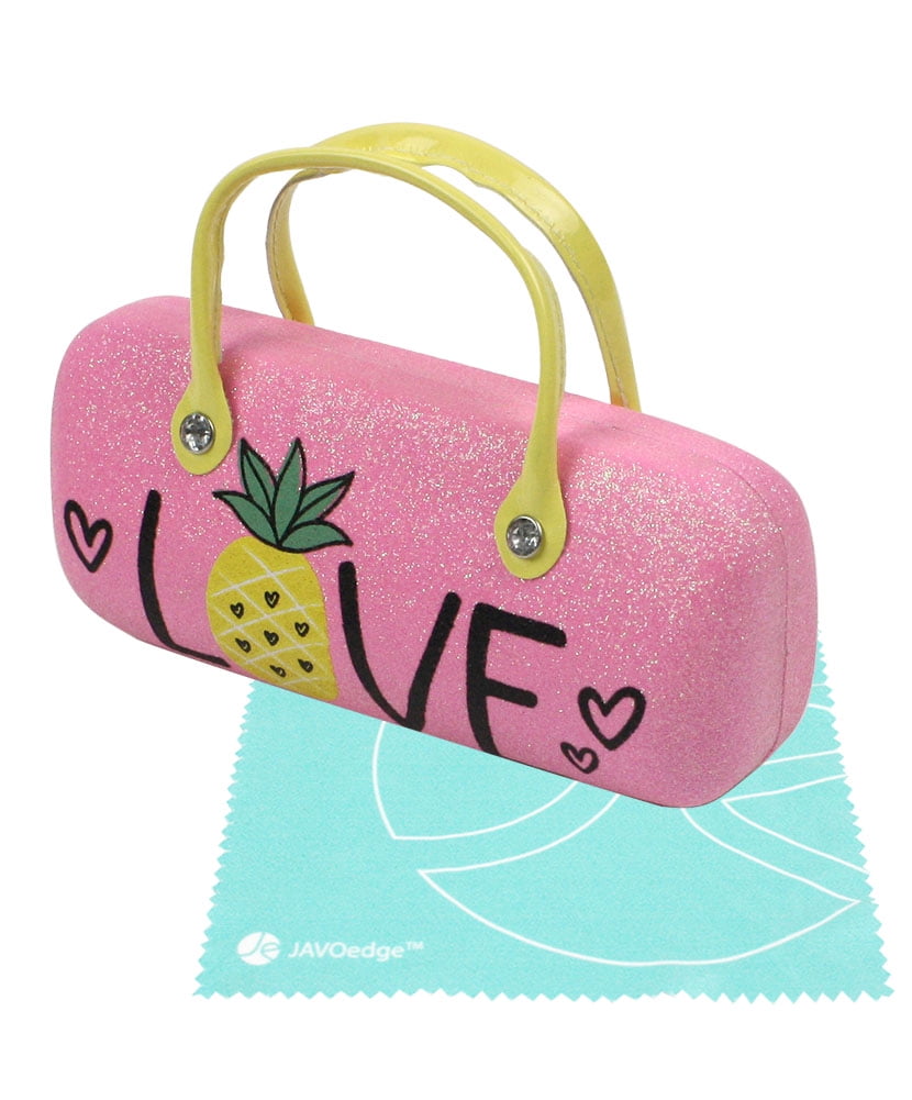 JAVOedge Children's Various Pattern Hard Eyeglass Case Glasses for Kids