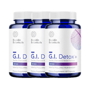 Biocidin G.I. Detox+ Gentle Binder - Activated Charcoal, Zeolite & Aloe - The Gut Cleanse Detox Process - May Reduce Bloating & Gas (180 Capsules)