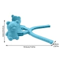 thumbnail image 1 of Fridja Snow Snowball Maker Clip Maker Animal Shaped Snow Sand Mold Tool Winter Kids, 1 of 2