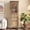 Natural+Rustic, variant on Shaiailed Gray Storage Cabinet,Tall Thin Storage Cabinet with Glass Door and Shelves,Narrow Pantry Cabinets with 2 Drawers & 2 Doors,Free Standing Kitchen Cabinets for Living Room, Hallway, Kitchen