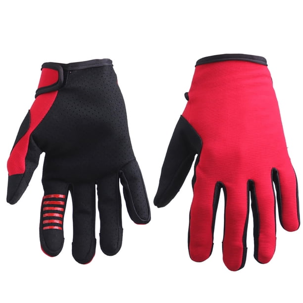 Guantes de bicicleta Pantalla táctil Servicio prolongado Deporte de invierno Guante de escalada Resistencia al desgaste Rechazo de calor Senderismo Motocicleta Manopla Rojo Speravity OD003219-02B