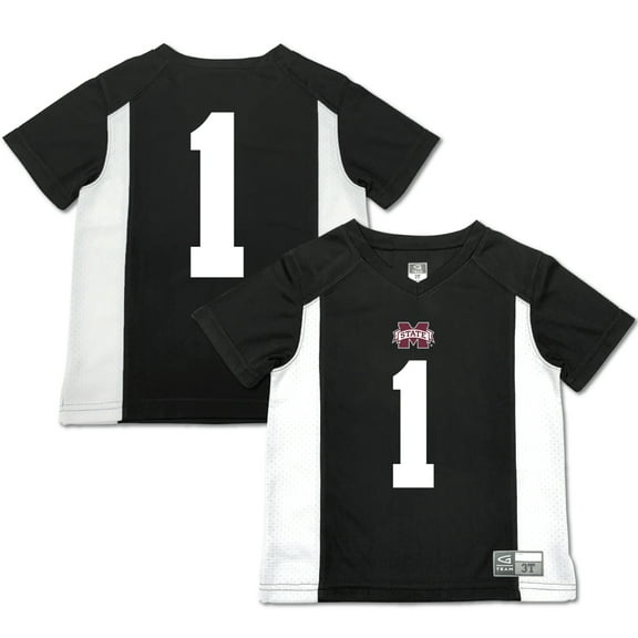 Toddler Garb #1 Black Mississippi State Bulldogs Football Jersey