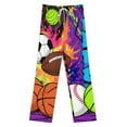 thumbnail image 3 of Basketball Football Pajama Pants Loose Pajamas Female Breathable Home Trousers Leisure Sleeping Pants Large Size, 3 of 6