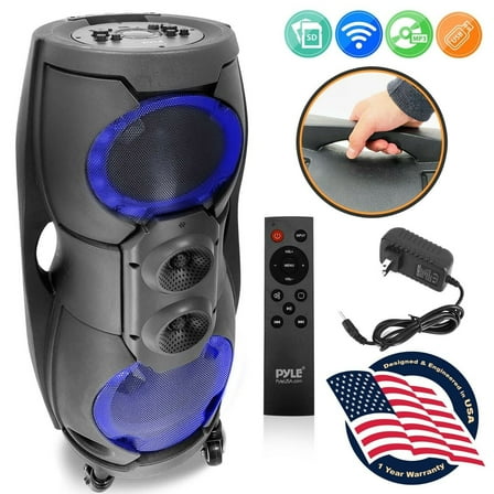 Pyle Multi-Purpose 1000 Watt 2-Channel Bluetooth Speaker System
