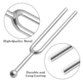 thumbnail image 4 of Guitar Metal Musical Instrument C Tune Tuning Fork 523Hz Silver Tone, 4 of 7